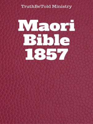 cover image of Maori Bible 1857